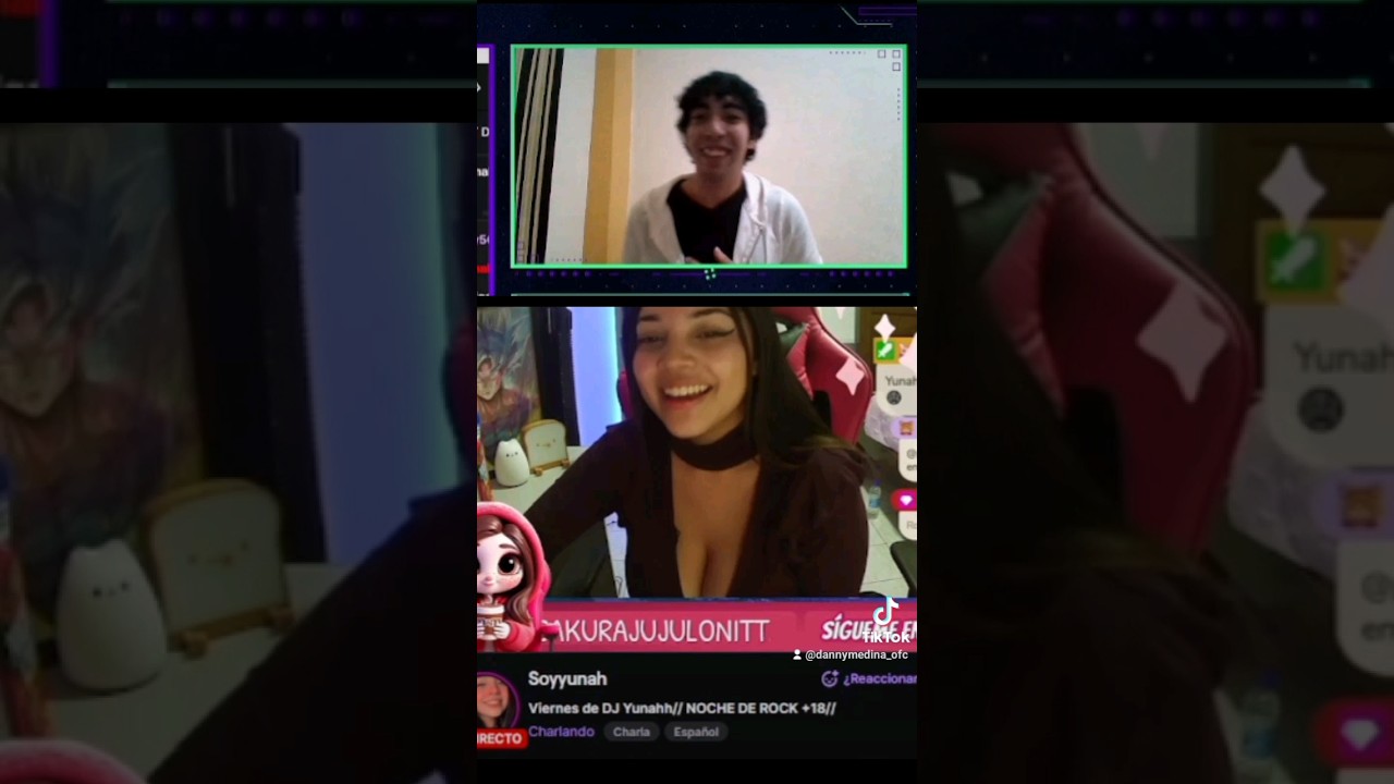 Pequeño Momento en mi Stream Pasado | Ft @soyyunah 💕 #entretenimiento #viral #shorts