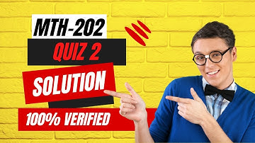 MTH202 QUIZ 2 SOLUTION 2023 || MTH202 QUIZ 2 SOLUTION SPRING 2023
