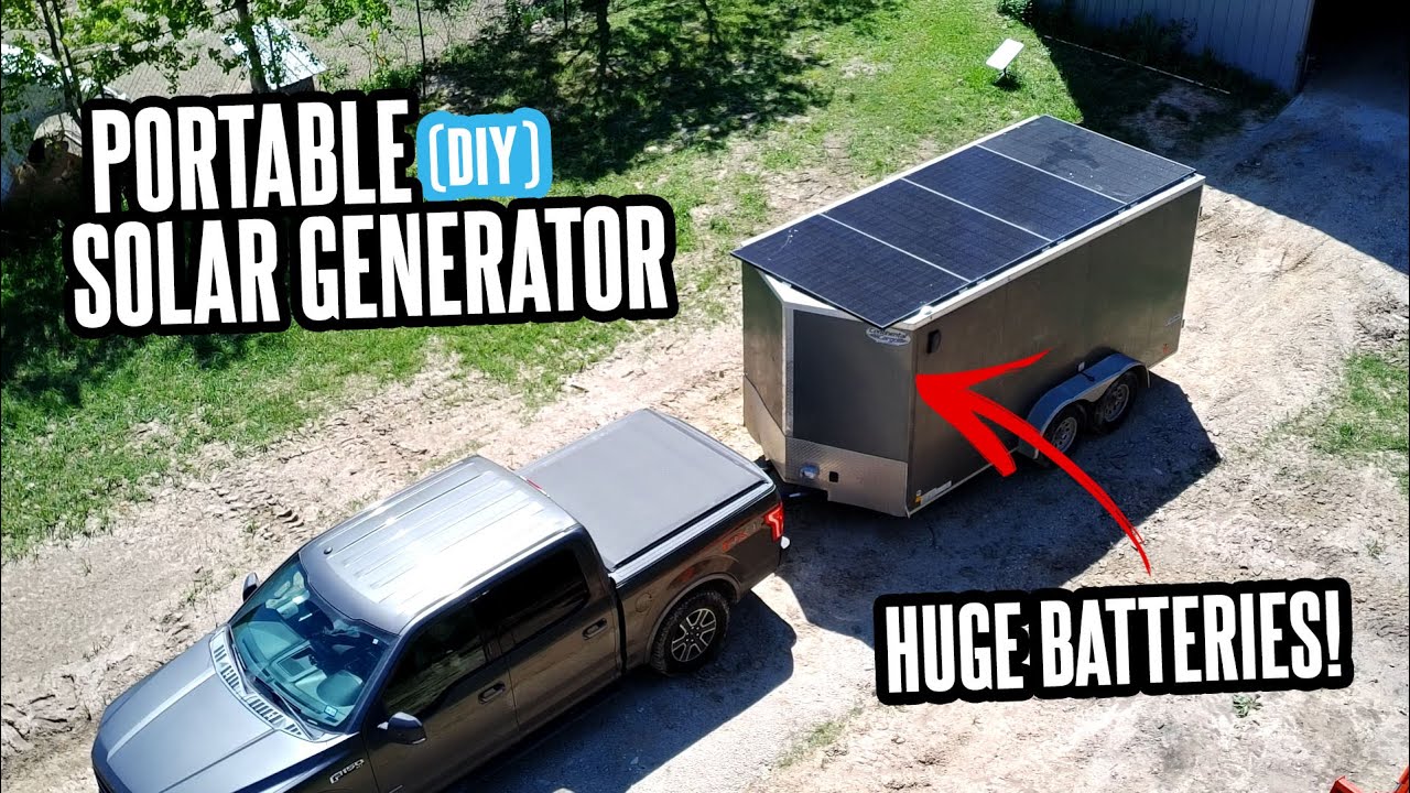 Cargo Trailer Conversion Pt1: Solar and Batteries with Vatrer - YouTube
