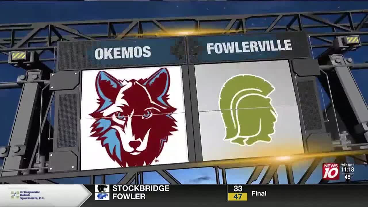 Fowlerville slips past Okemos 46-43 in girls basketball - YouTube