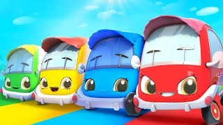 Five Little Cars Got Hurt | Learn Colors with Cars | Cartoon for Kids | BabyBus - Cars World