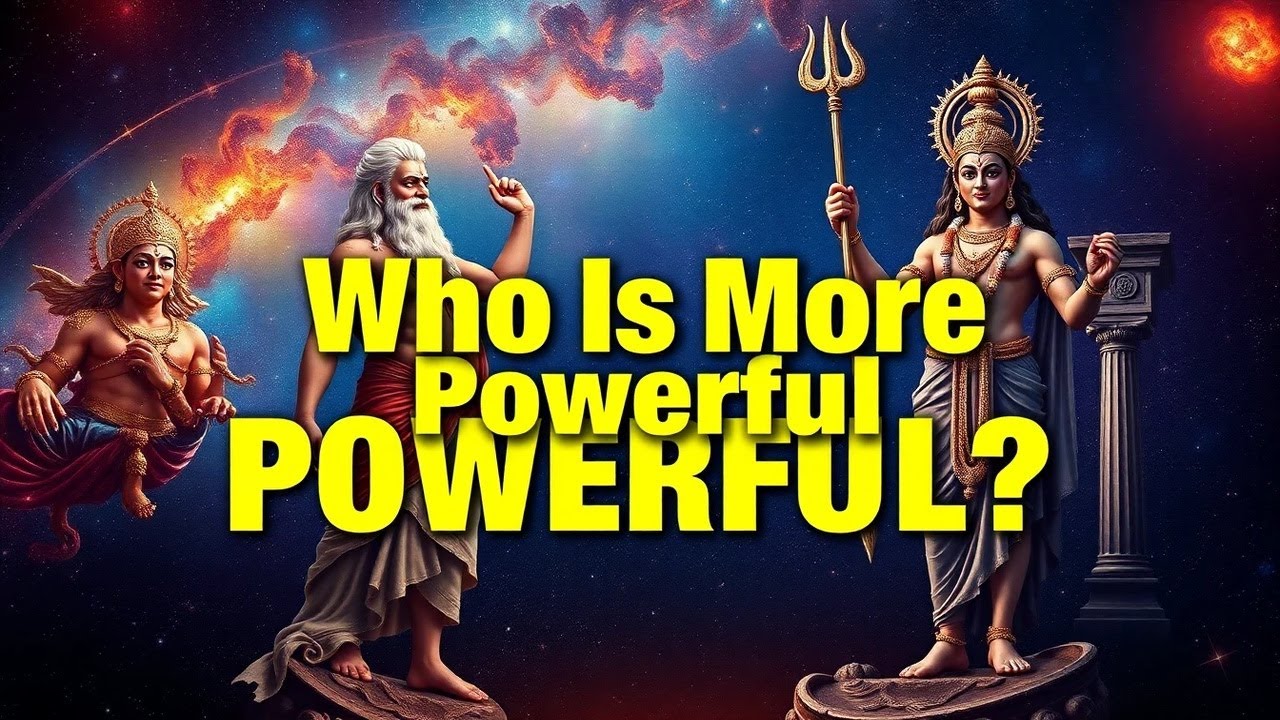 Vishnu vs Zeus | Divine Showdown of Hindu and Greek Gods