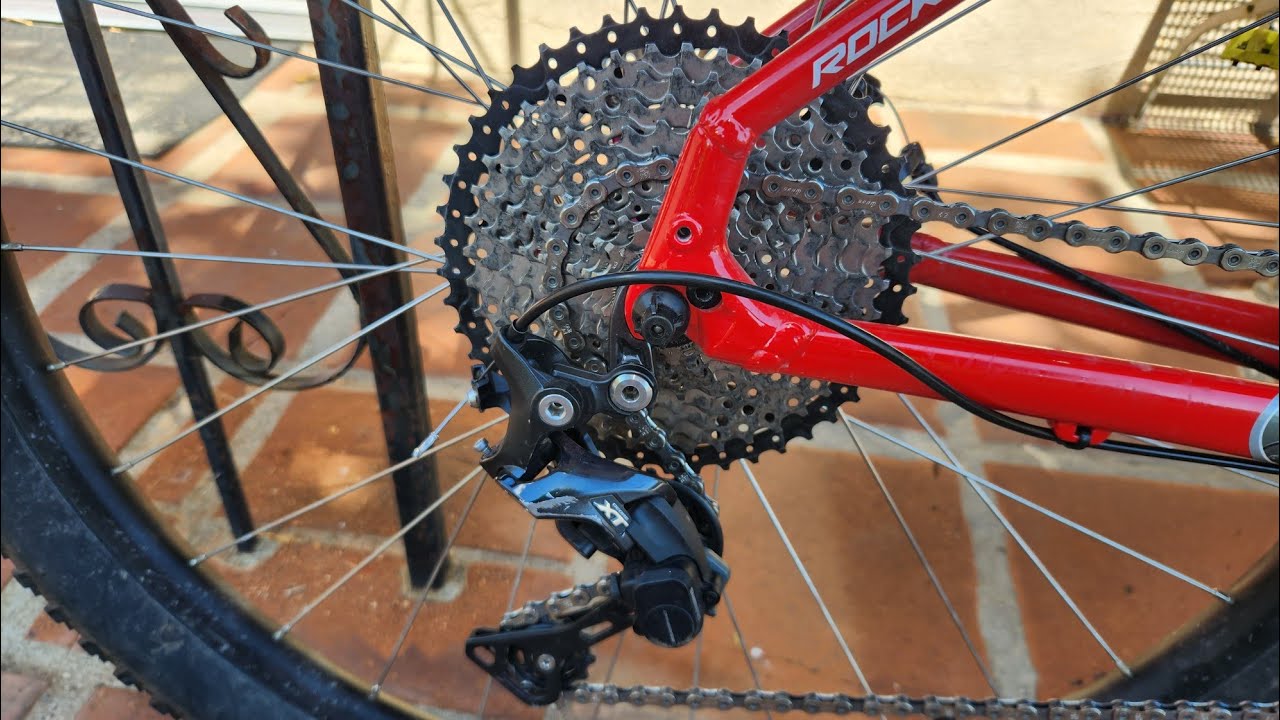 11 speed upgrade on a Specialized Rock hopper - YouTube