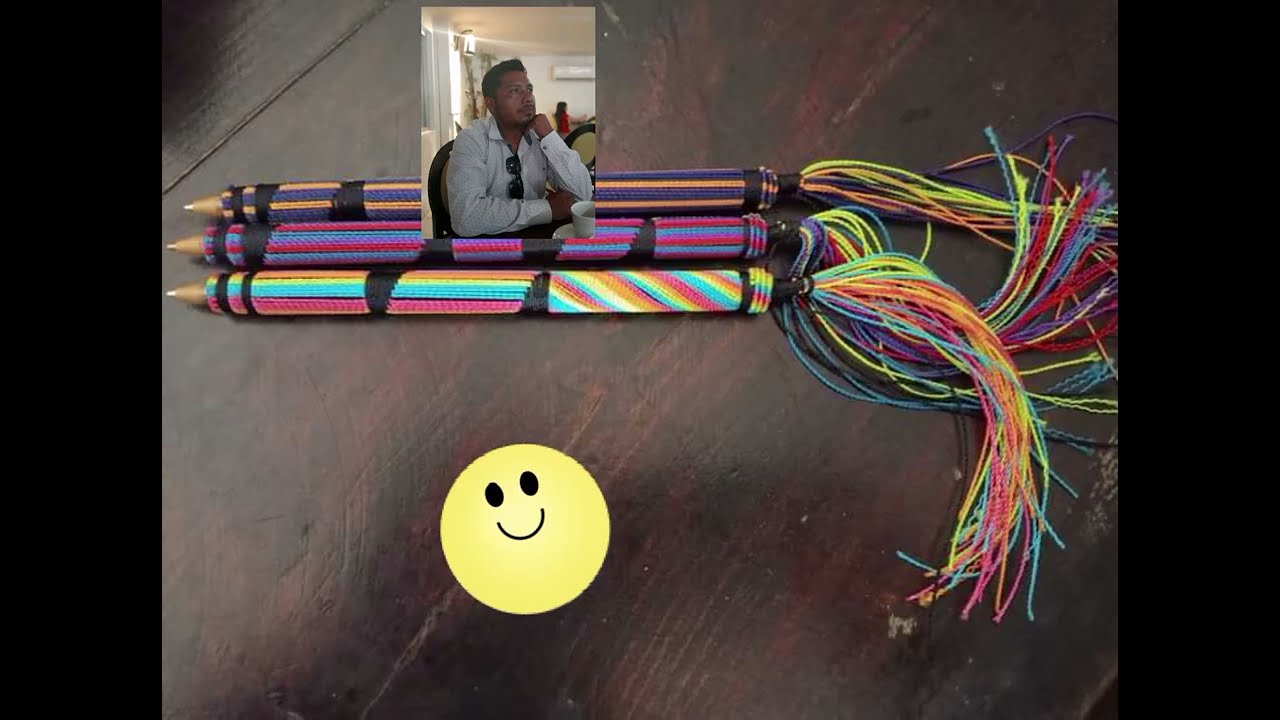 Aprende a bordar lapiceros personalizados.