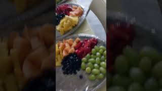 Fruit platters made with love. Sams products ✨️ #samsclub