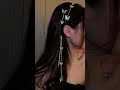 Headband Bridal Wedding Butterfly Headband Crystal Tassel Headband For Women Sparkly Rhinestone