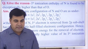 CH-XI-03-07,Ionization ethalpy(part-2),Pradeep Kshetrapal channel