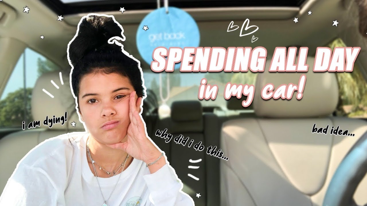 24 HOURS LiViNG IN MY CAR! *overnight challenge