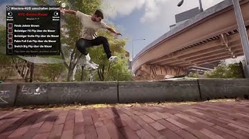 Session Skate NYC Banks Wall - Switch Big Flip #skateboarding #sessionskatesim