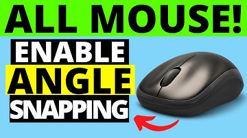 How To Enable Angle Snapping For Every Mouse!