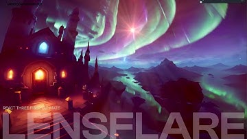 [ React Three Fiber ] Ultimate Lens Flare - Free Component