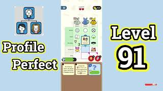Profile Perfect Level 91 Walkthrough | Brain IQ Investigation Puzzle 🔍📱 | Mini Boss