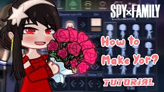 How To Make Yor Gacha Club Tutorial •|| Spy×family
