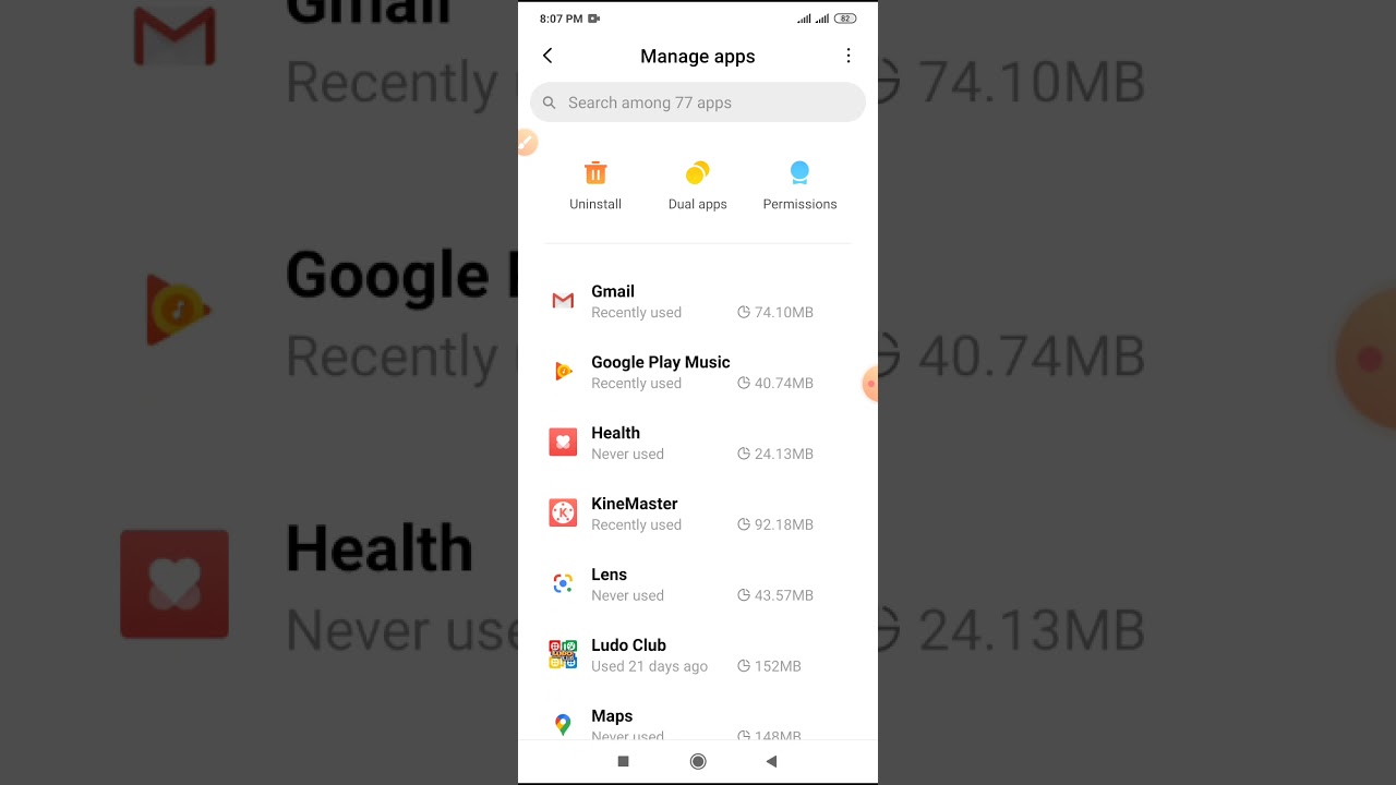 Notes apps version check on redmi note 8