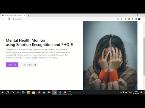 Mental Health Monitor:using Emotion Recognition and PHQ-9: Project Demo