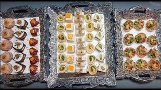 10 assortiments de canapés salés très facile