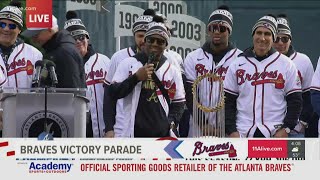 Braves' Ozzie Albies: We are signing Freddie, no matter what!