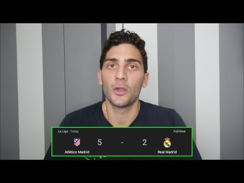 Atletico Madrid 5 Real Madrid 2 Simeone Schools Alonso