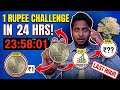 Surviving 24 hours with 1rupee challenge
