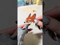 画用紙でニック作ってみた🦊🧡#手作りアルバム #ズートピア #ニック #ハンドメイド