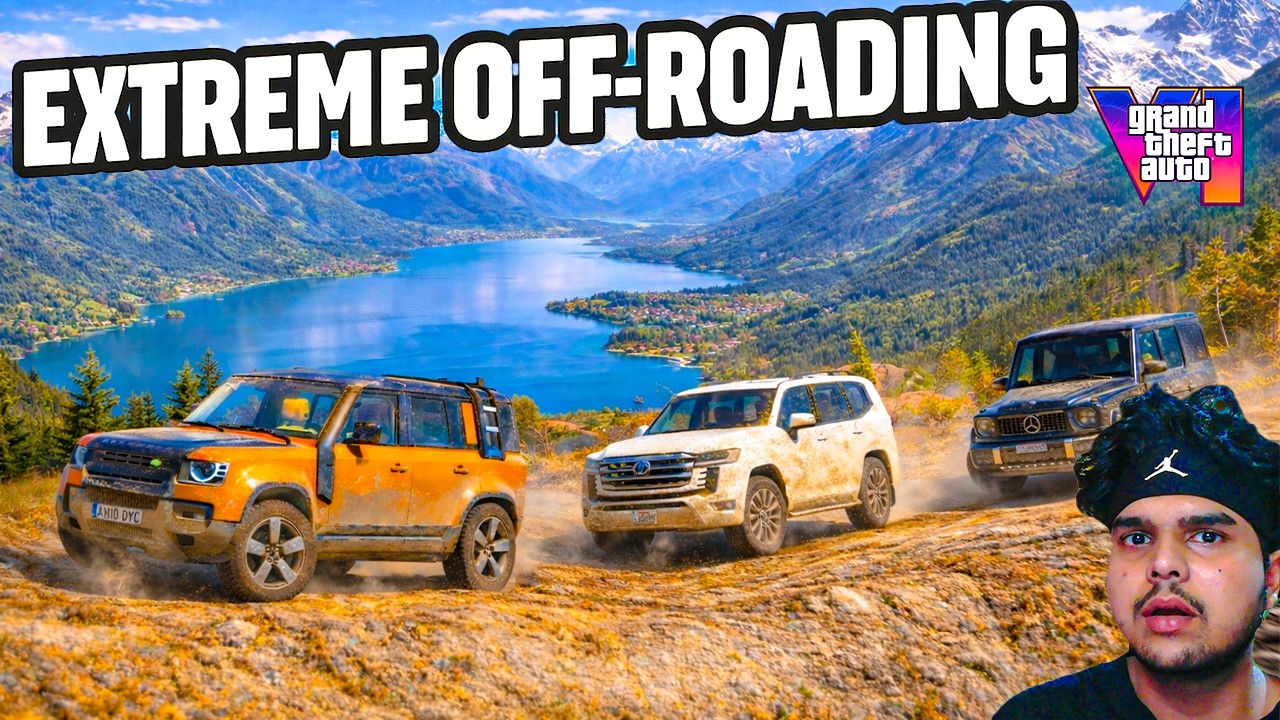 EXTREME OFF ROADING LC 300 | G WAGON | DEFENDER  GTA 5