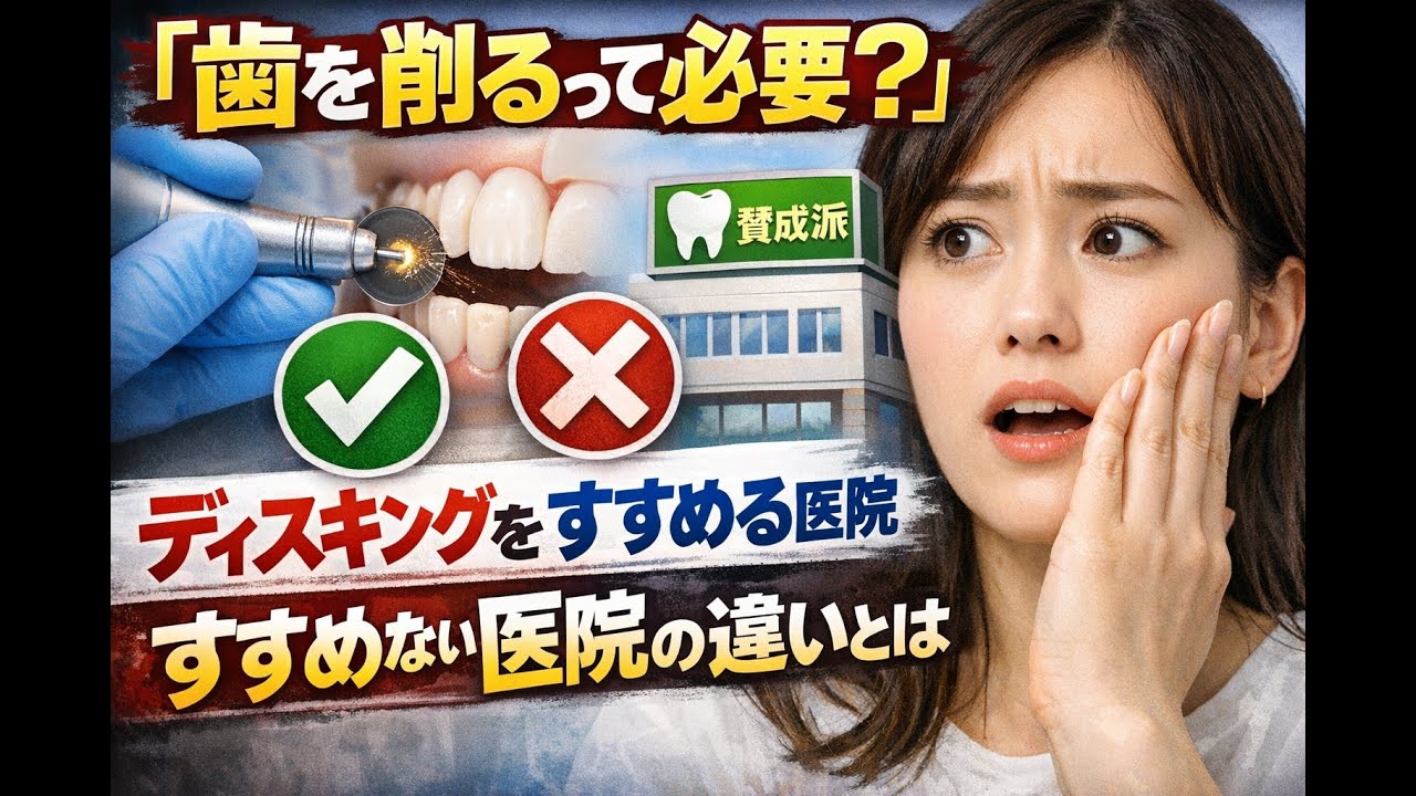 インビザラインで歯を削る？🦷ディスキングをすすめる医院・すすめない医院の違いとは