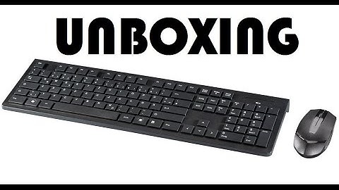 Unboxing Hama RF2300 Wireless Keyboard/Mouse set
