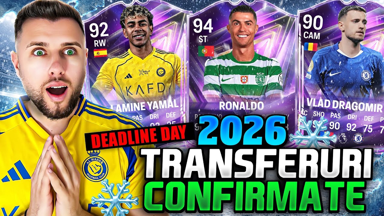 TRANSFERURI CONFIRMATE ȘI ZVONURI IARNĂ 2026!❄️️#6 DEADLINE DAY!! 