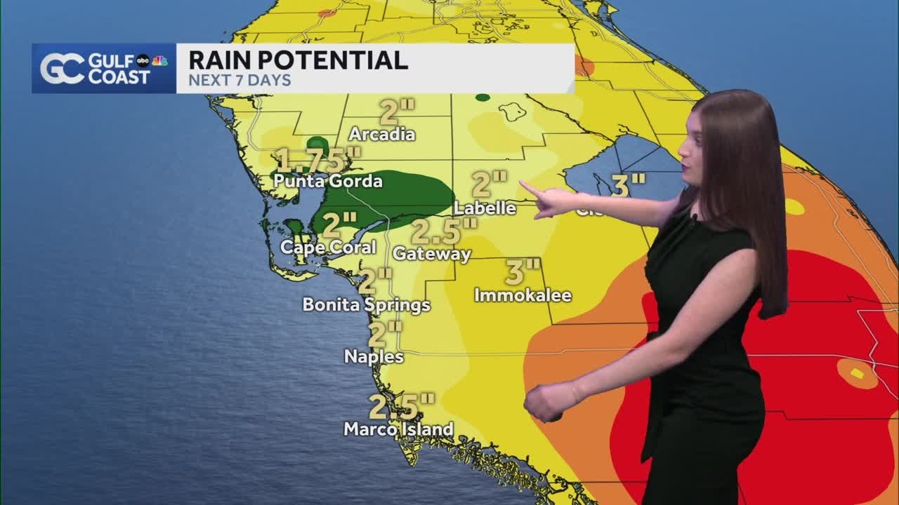 Scattered showers Wednesday for the Gulf Coast - YouTube
