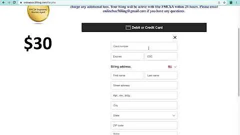 Guia de como solicitar el BOC-3 paso a paso.