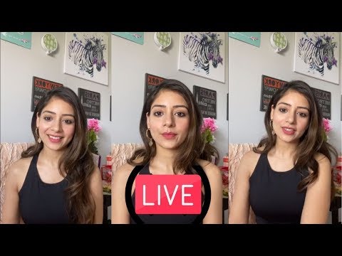 Tania on Instagram Live Stream with Fans