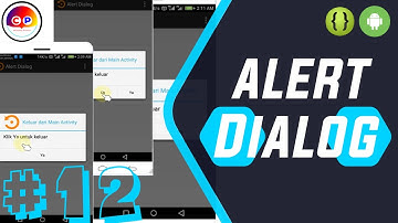 Cara Membuat Alert Dialog Sederhana di Eclipse ADT #12
