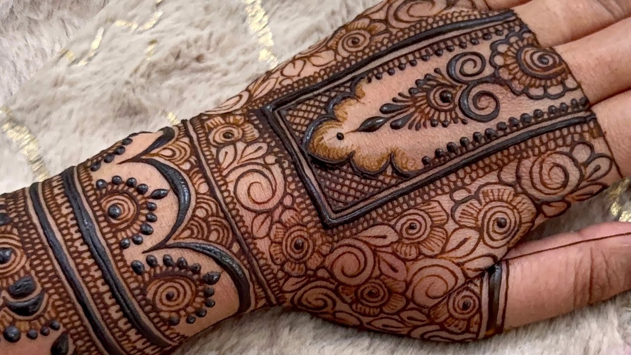 Very easy and Simple Back Hand Mehndi Design 2026 | Back Hand Mehndi Design | New Mehndi Design 