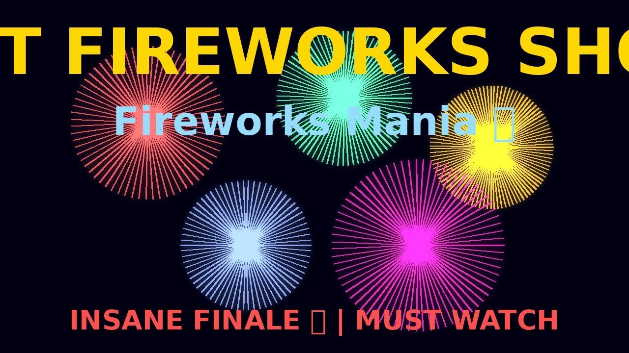 "INSANE Fireworks Show in Fireworks Mania 🎇 | Best Display I’ve Ever Made!"