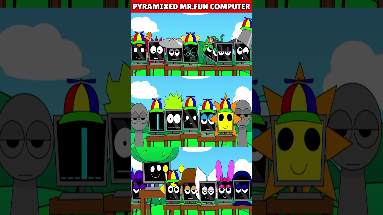 Incredibox Sprunki Pyramixed Mr Fun Computer MIX VERSION 