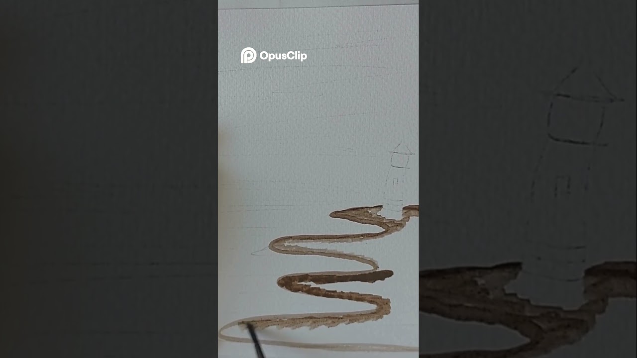 God Is My Refuge 🌊 | Lighthouse Watercolor Art | Psalm 61:3