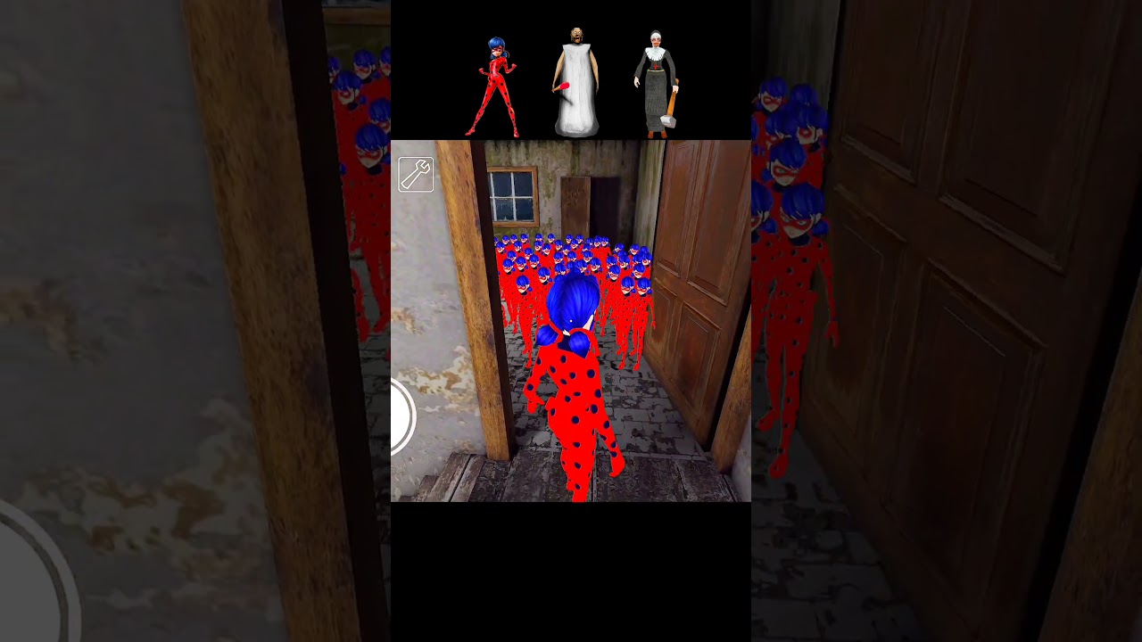 Mini Granny Ladybug Evilnun Funny Trolling 😂🤣 | Granny Grandpa Funny Animation 😂🤣 | 