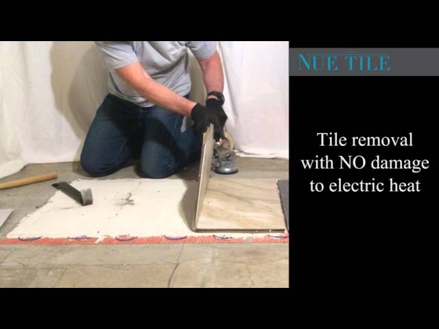 How to remove tile on electric heat with DemoFlex™ - YouTube