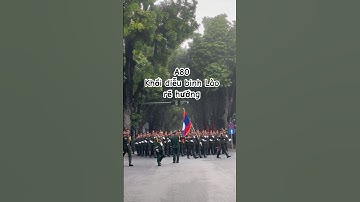 A80 Khối diễu binh Lào rẽ hướng #a80 #a50