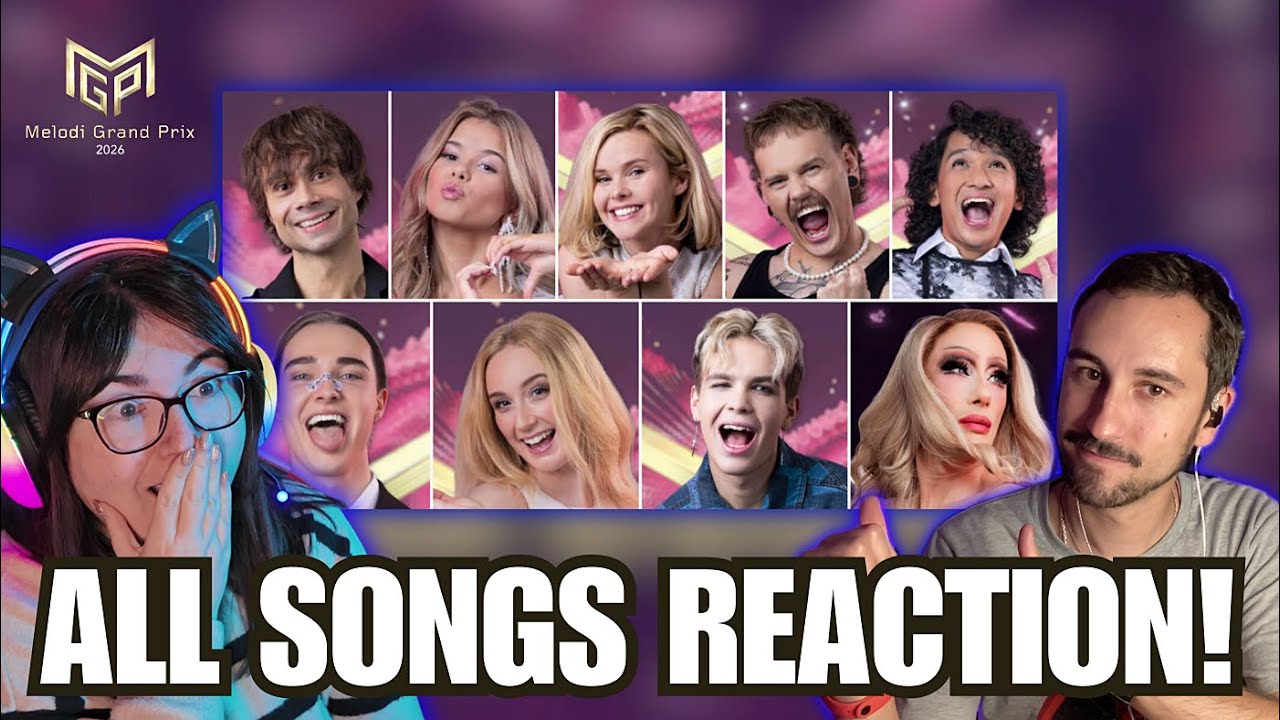 Melodi Grand Prix 2026 All Songs | 🇳🇴​​​ Norway Eurovision 2026 | SPANISH REACTION