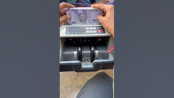 Godrej Currency Counting Machine with Fake Note Detector #Shorts #ytshorts #youtubeshorts #reels