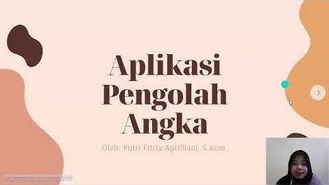 INFORMATIKA KELAS 7 - Aplikasi Pengolah Angka