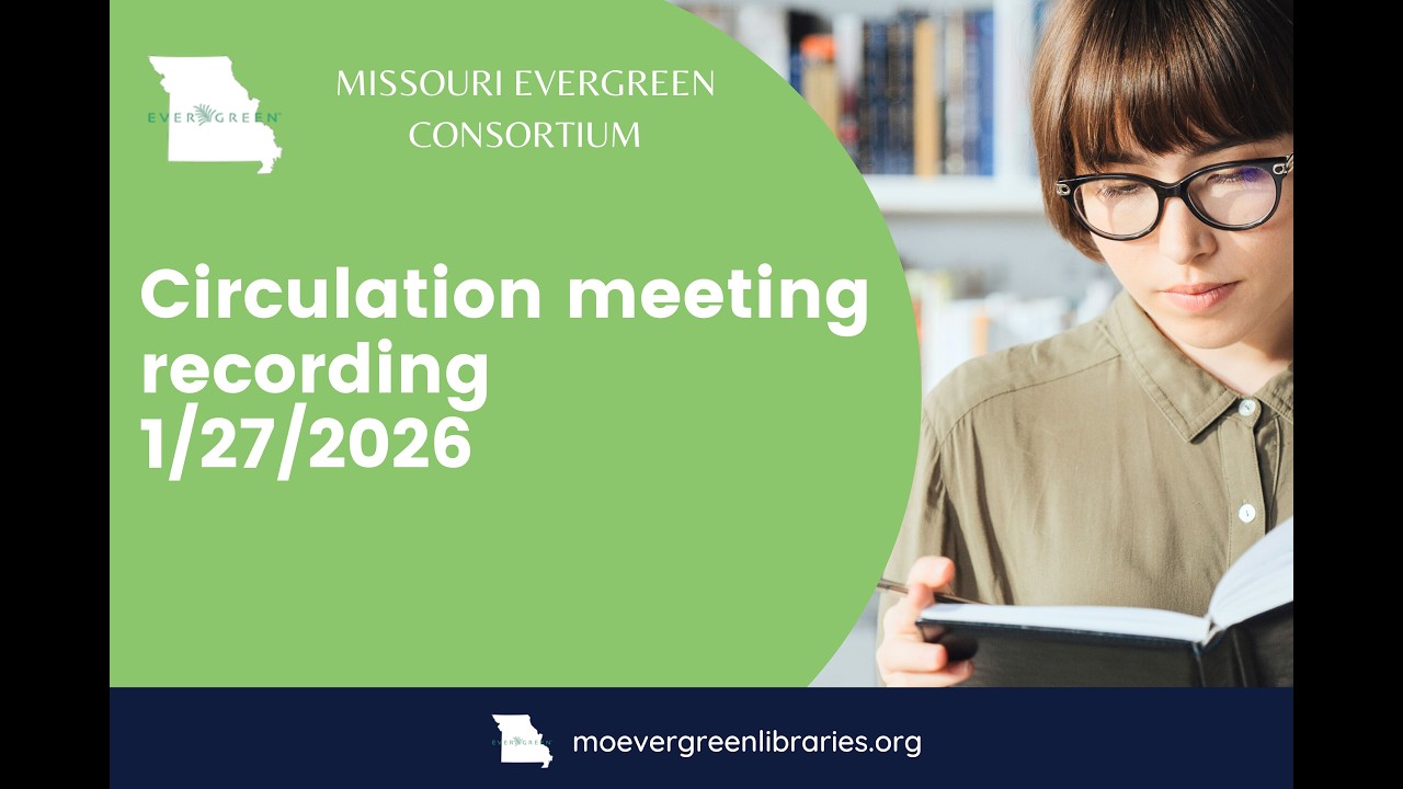 MEC Circulation Committee Meeting -- January 27, 2026