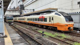 [回9733M][長岡まつり花火大会号返却回送] E653系1000番台ﾆｲU-104編成高崎駅発車