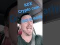 Kadena update. Don’t miss out on KDX.