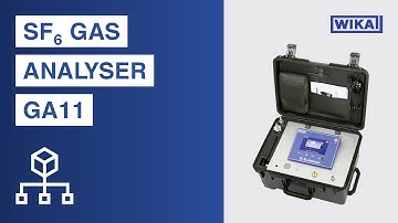 Analysis instrument for determining the quality of SF₆ gas, model GA11