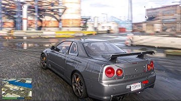 GTA 5: 4K Resolution Rain Enhancement - NEW Insane 2022 GTA 6 Ray-Tracing Graphics MOD