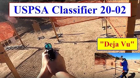 USPSA Classifier 20-02 "Deja Vu" - Walther Q5 Steel Frame - 75.96% A Class Carry Optics