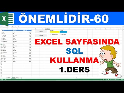 Video: SQL'i VBA'da kullanabilir misiniz?