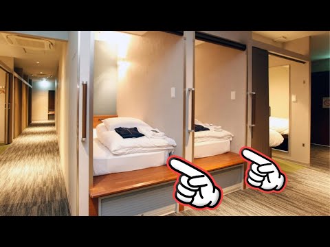 Convenient Capsule Hotel Experience😴🛏 Sapporo, Hokkaido, Japan🇯🇵  ガーデンズキャビン 札幌 カプセルホテル